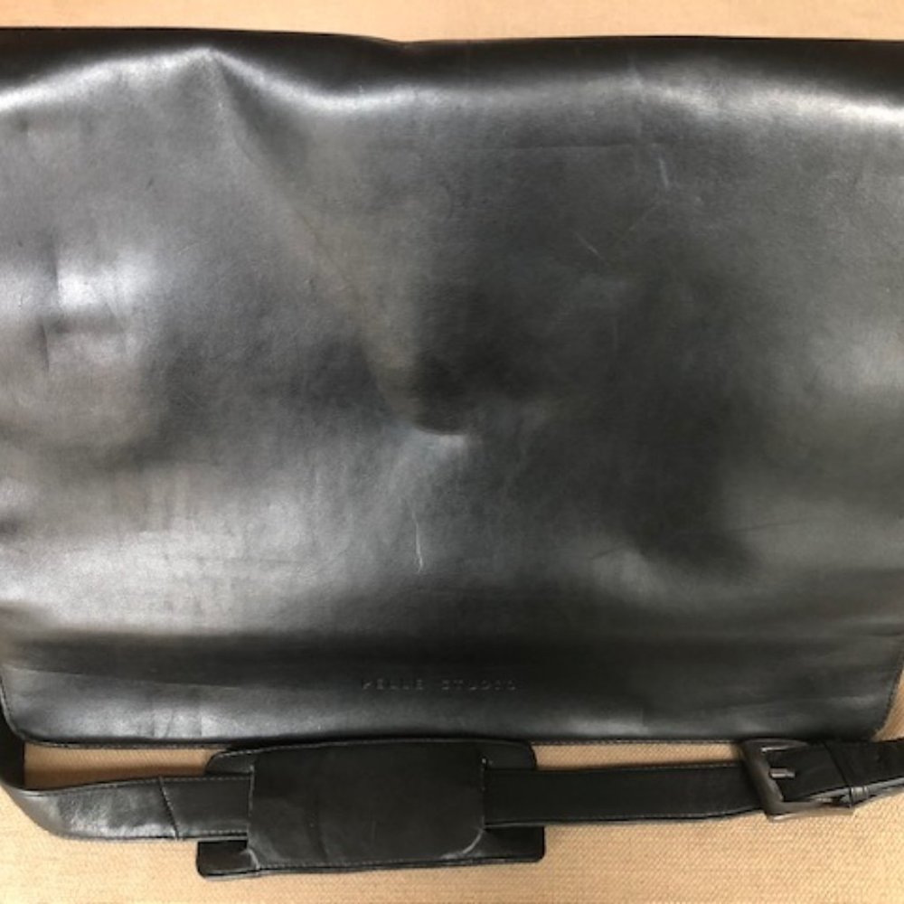 Pelle Studio mail-bag style brief case